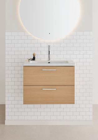 Under Cabinet Neo Light Oak With Basin 600