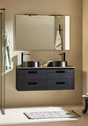 Under Cabinet Relounge Black Wood Structure 1200D With Countert