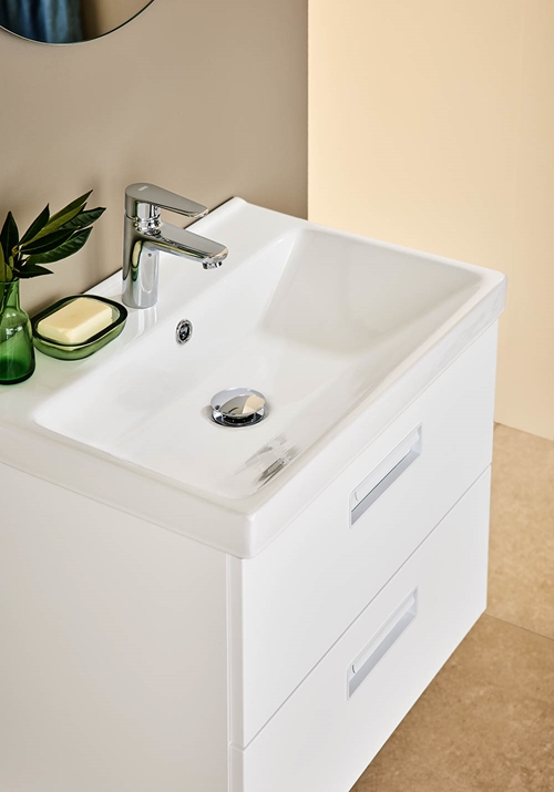 UNDER CABINET RELOUNGE WHITE 600 WITH BASIN