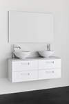 UNDER CABINET RELOUNGE WHITE 1200D WITH COUNTERTOP LIGHT MARBLE