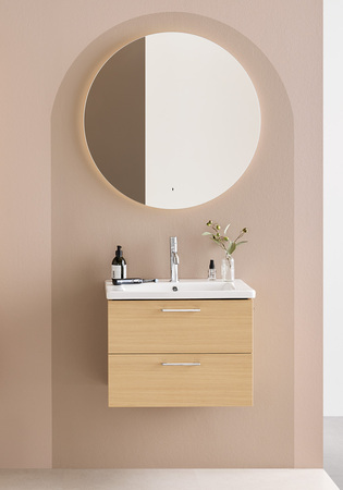 Under Cabinet Neo Light Oak With Basin 600