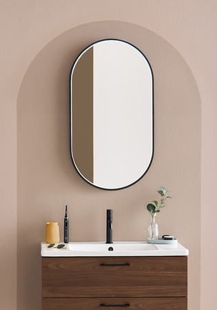 Mirror Mood Oval With Light Led