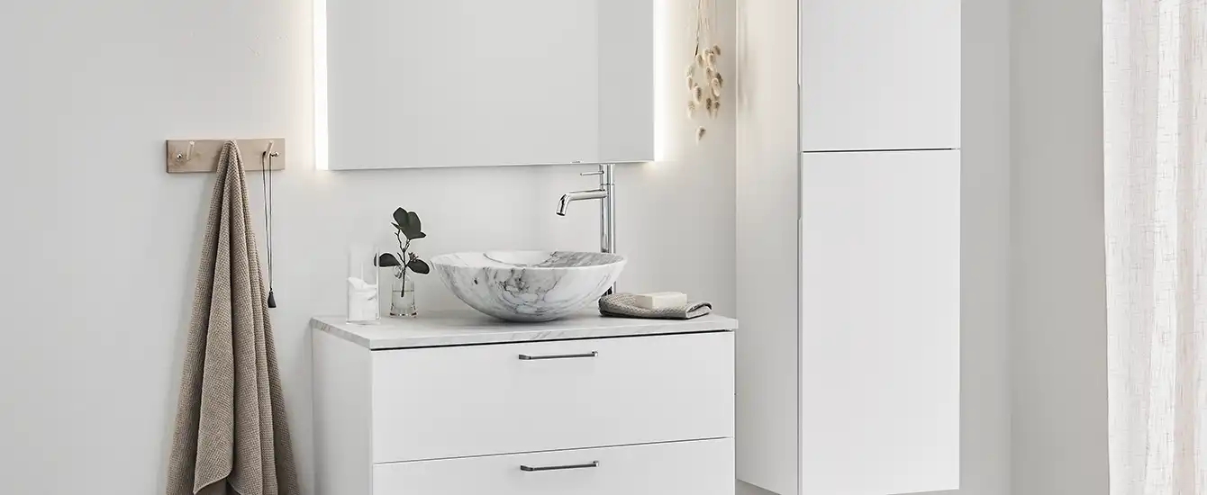 Noro City washbasin cabinets in style Natural