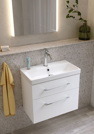 Under Cabinet Fix Trend White Matte With Basin 550