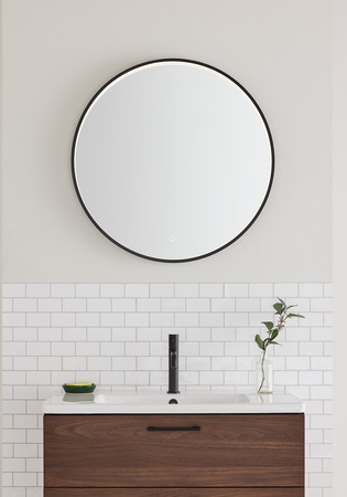 Mirror Mood Round With Light Led 700