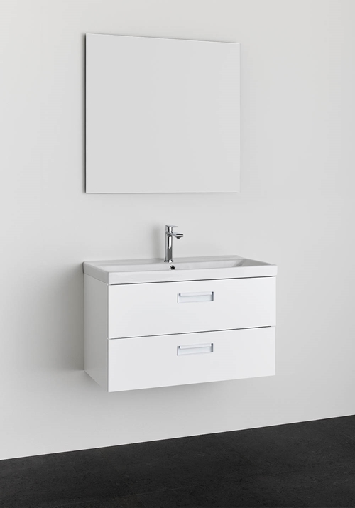 UNDER CABINET RELOUNGE WHITE 800 WITH BASIN