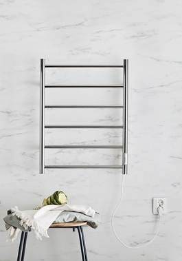 TOWEL WARMER HOME 530X680 STAINLESS POLISHED