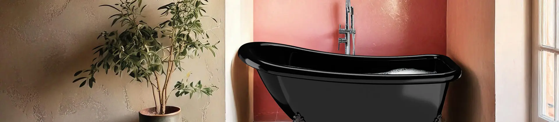 Bathtub with lions feet
