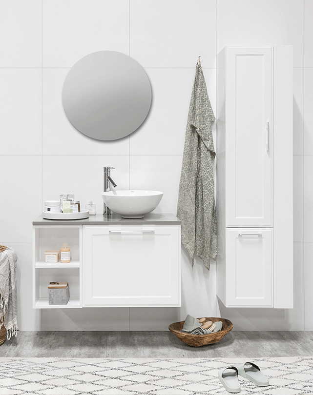 Noro Flexline bathroom furniture - for large and small bathrooms