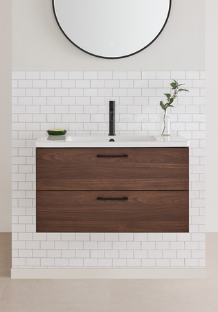 Under Cabinet Neo Walnut With Basin 800