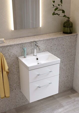 Under Cabinet Fix Trend White Matte With Basin 420