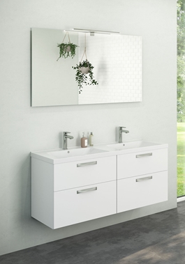 UNDER CABINET CITY WHITE GLOSSY 1200D