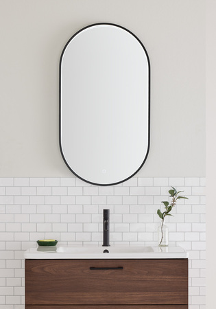Mirror Mood Oval With Light Led